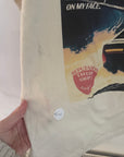 Medium MISFIT- getaway car natural tee a4
