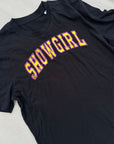 Medium SG appliqué black t-shirt holographic