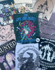 Halloween edition TS Surprise Mystery Sweater/T-shirt Print and postcards bundle