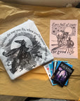 Halloween edition TS Surprise Mystery Sweater/T-shirt Print and postcards bundle