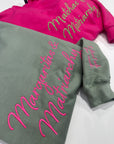 Margaritas and Matriarchy embroidered sweatshirt