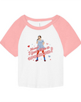 Man! I feel like a woman- Fitted raglan baby tee