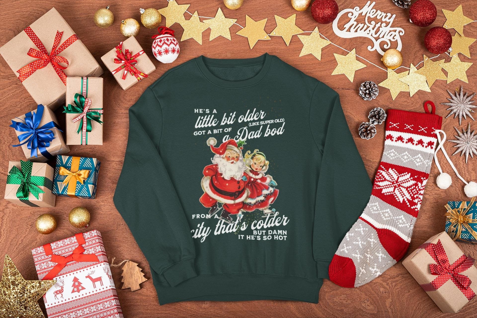 City that&#39;s colder Santa Sabrina Carpenter Christmas jumper