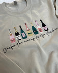 Embroidered one for the money champagne problems sweatshirt