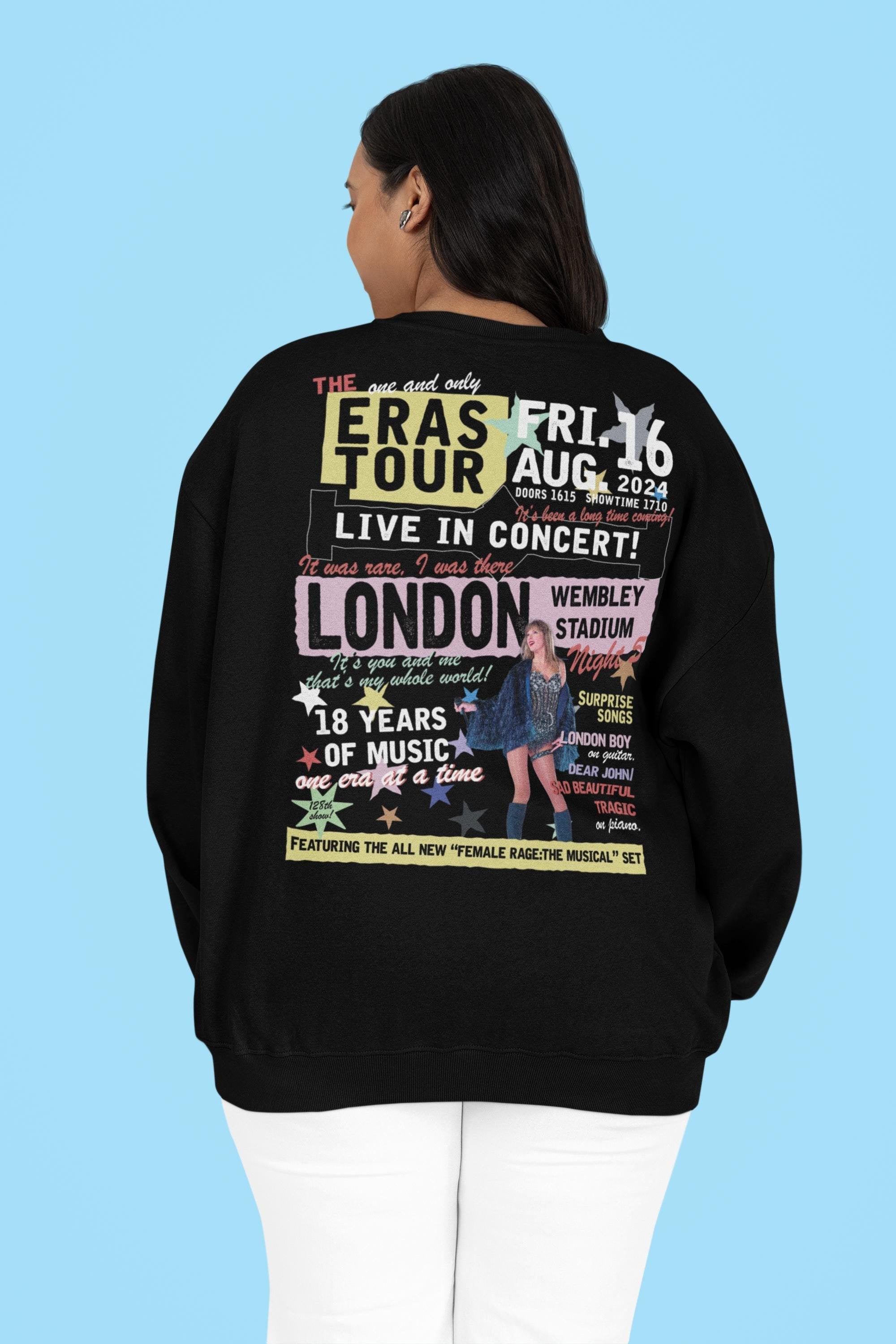 LONDON WEMBLEY NIGHT 5 (show 2 second leg) 16/8/24| tour sweater