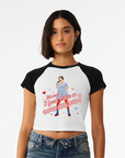 Man! I feel like a woman- Fitted raglan baby tee