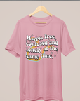 Happy, Free, Confused Lonely 22 lyrics organic cotton t-shirt