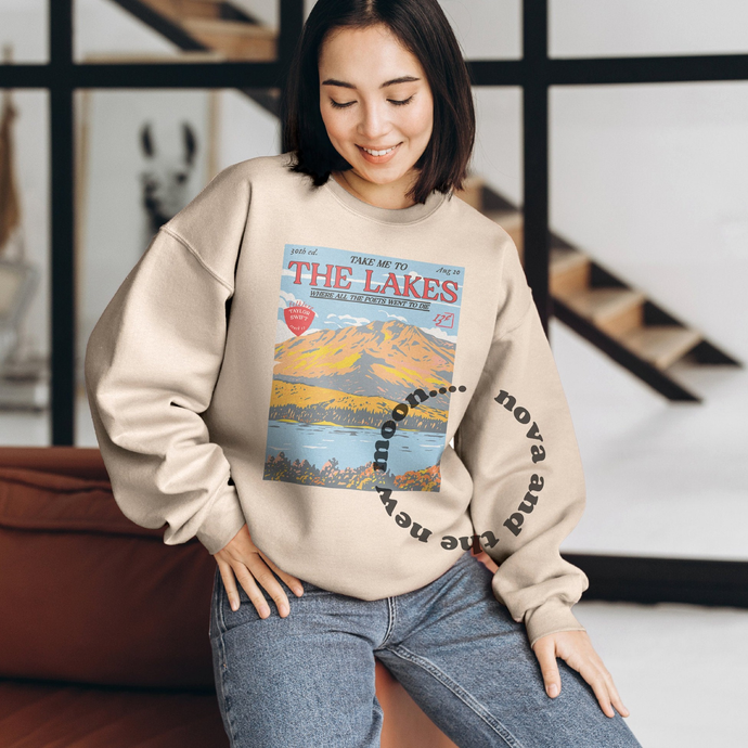 The lakes Taylor Swift lyric sweatshirt | folklore Taylor swift lyric sweater | Vintage magazine style