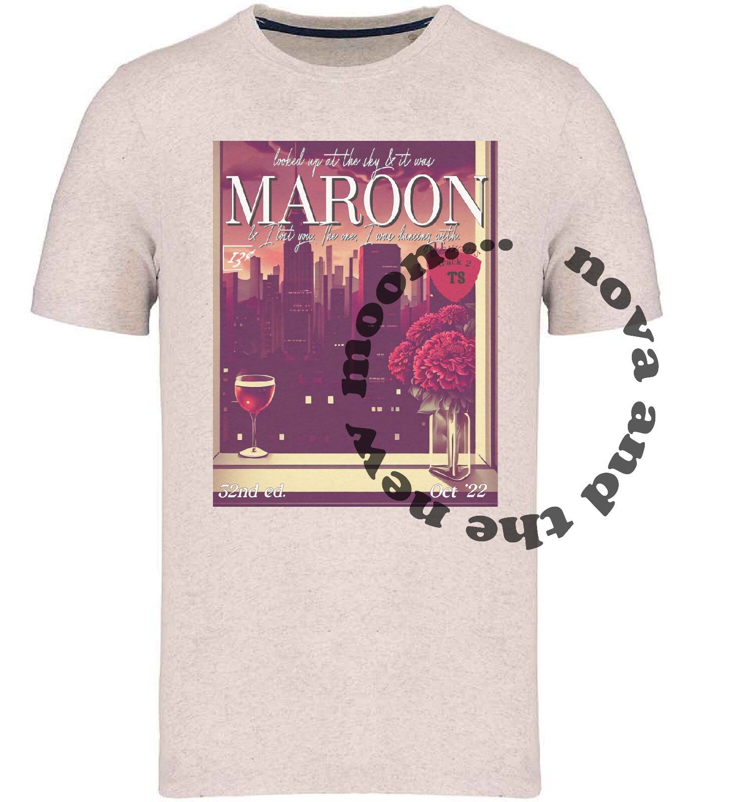 Maroon unisex t-shirt | TS midnights vintage magazine t-shirt