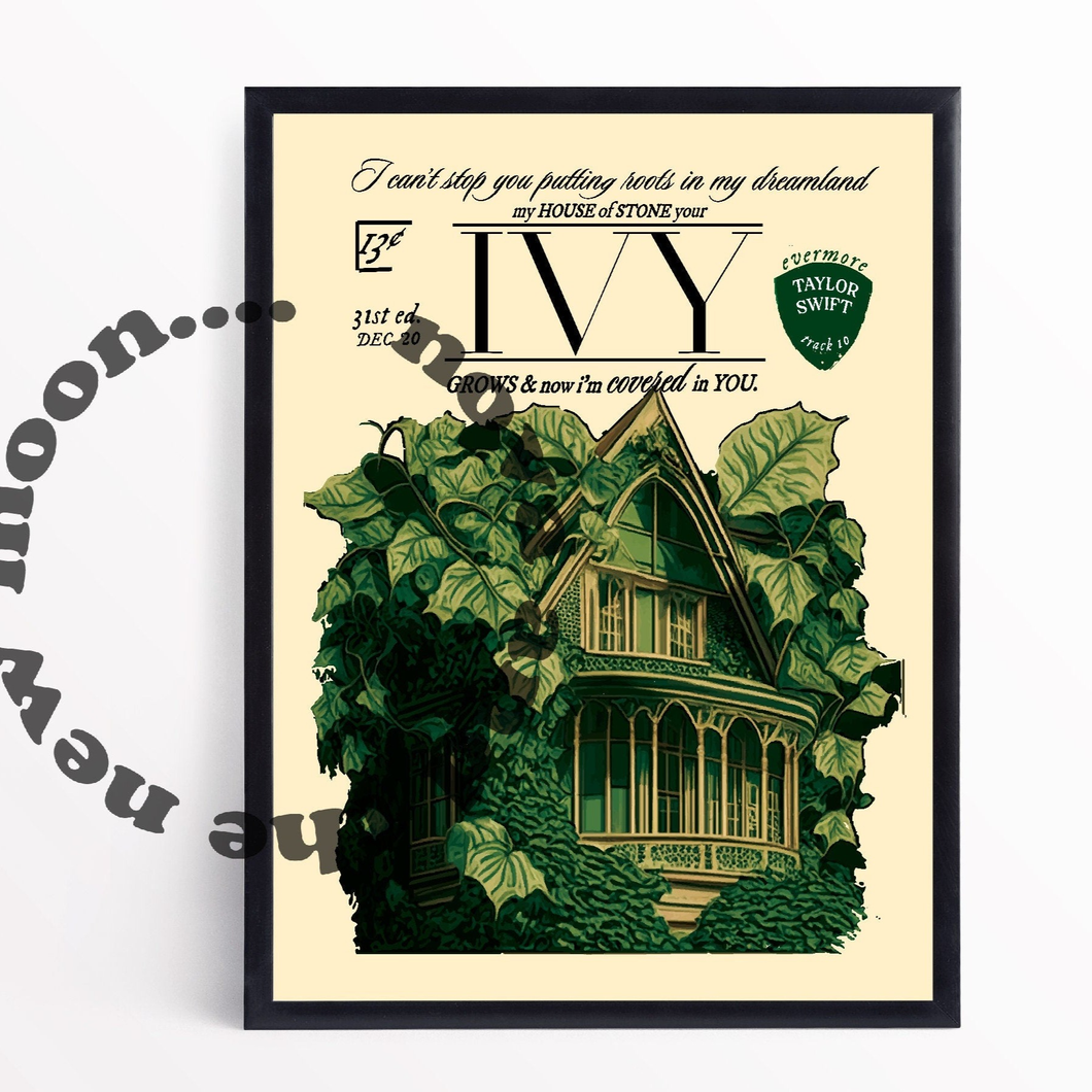 Ivy TS vintage magazine style print A4 / A3
