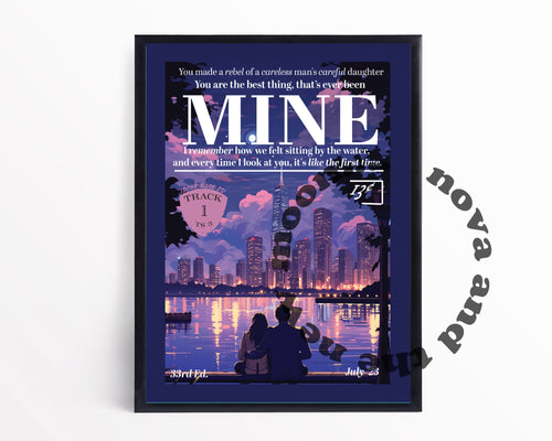 Mine art print | TS speak now retro magazine style print A4 / A3