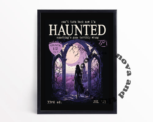 Haunted art print | TS speak now retro magazine style print A4 / A3