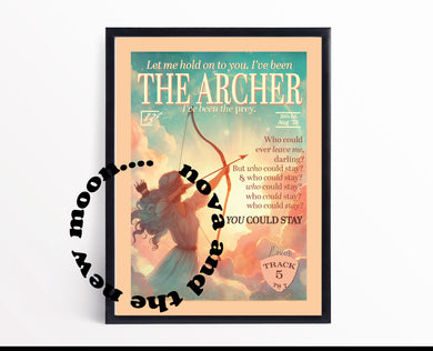 The archer art print | TS lover retro magazine style print A4 / A3
