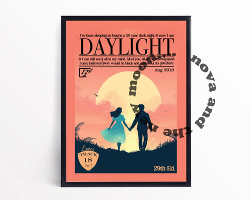 Daylight art print | TS lover retro magazine style print A4 / A3