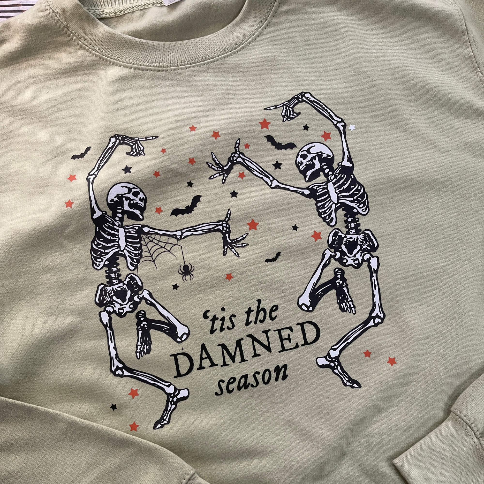 Tis the damned season TS halloween sweater| Evermore lyric sweatshirt