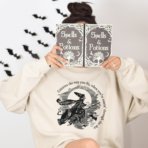 Nothing new witch halloween sweater| Red TV lyric sweatshirt