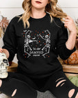 Tis the damned season TS halloween sweater| Evermore lyric sweatshirt