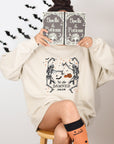 Tis the damned season TS halloween sweater| Evermore lyric sweatshirt